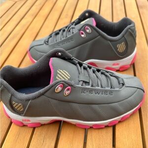 Grey & Hot Pink KSwiss